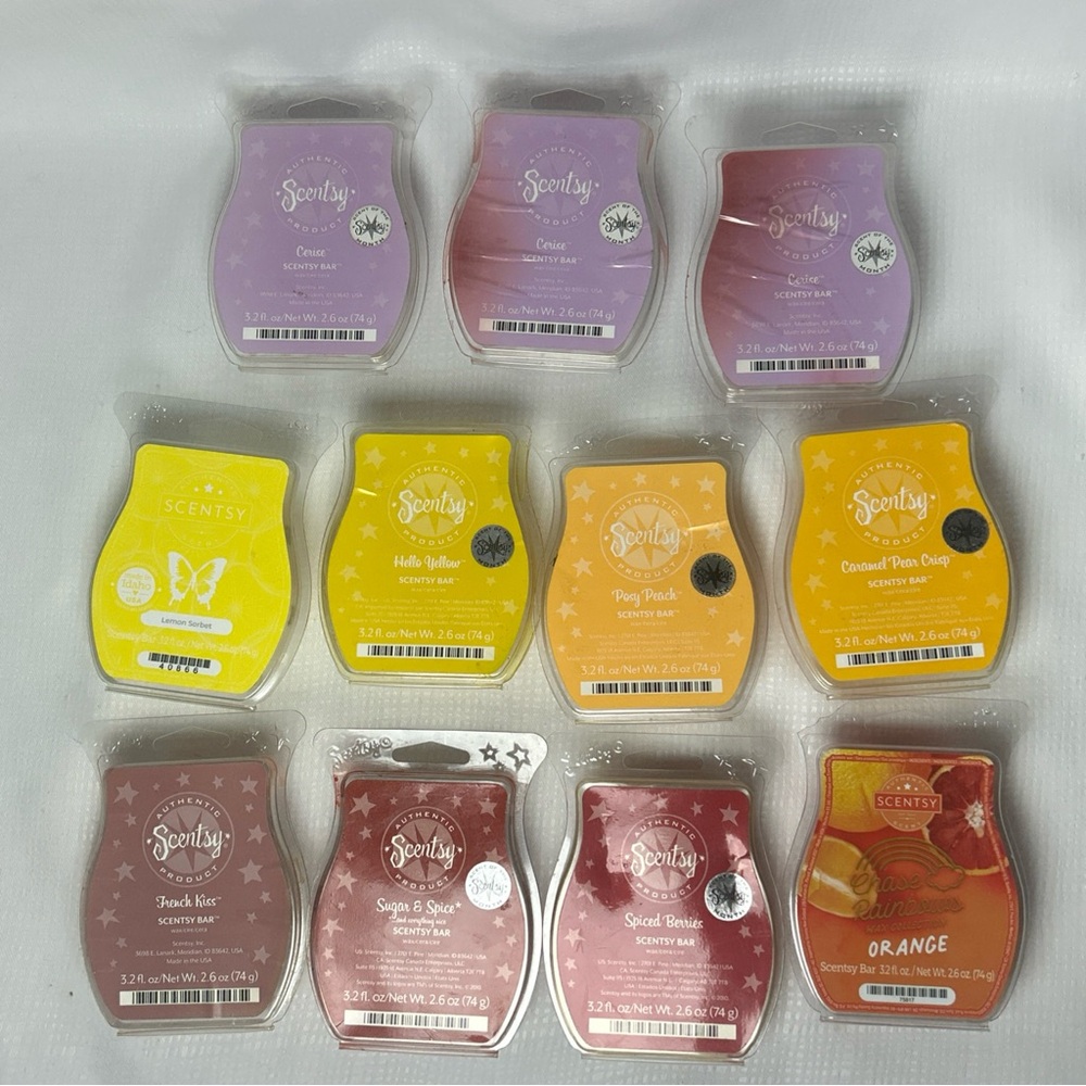 Scentsy Wax Bar Assortment 8 Bars Some Used Read Listing.